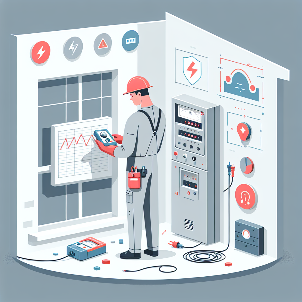 Ilustración de Protección contra sobretensiones en Murcia (Región) (estilo corporativo)