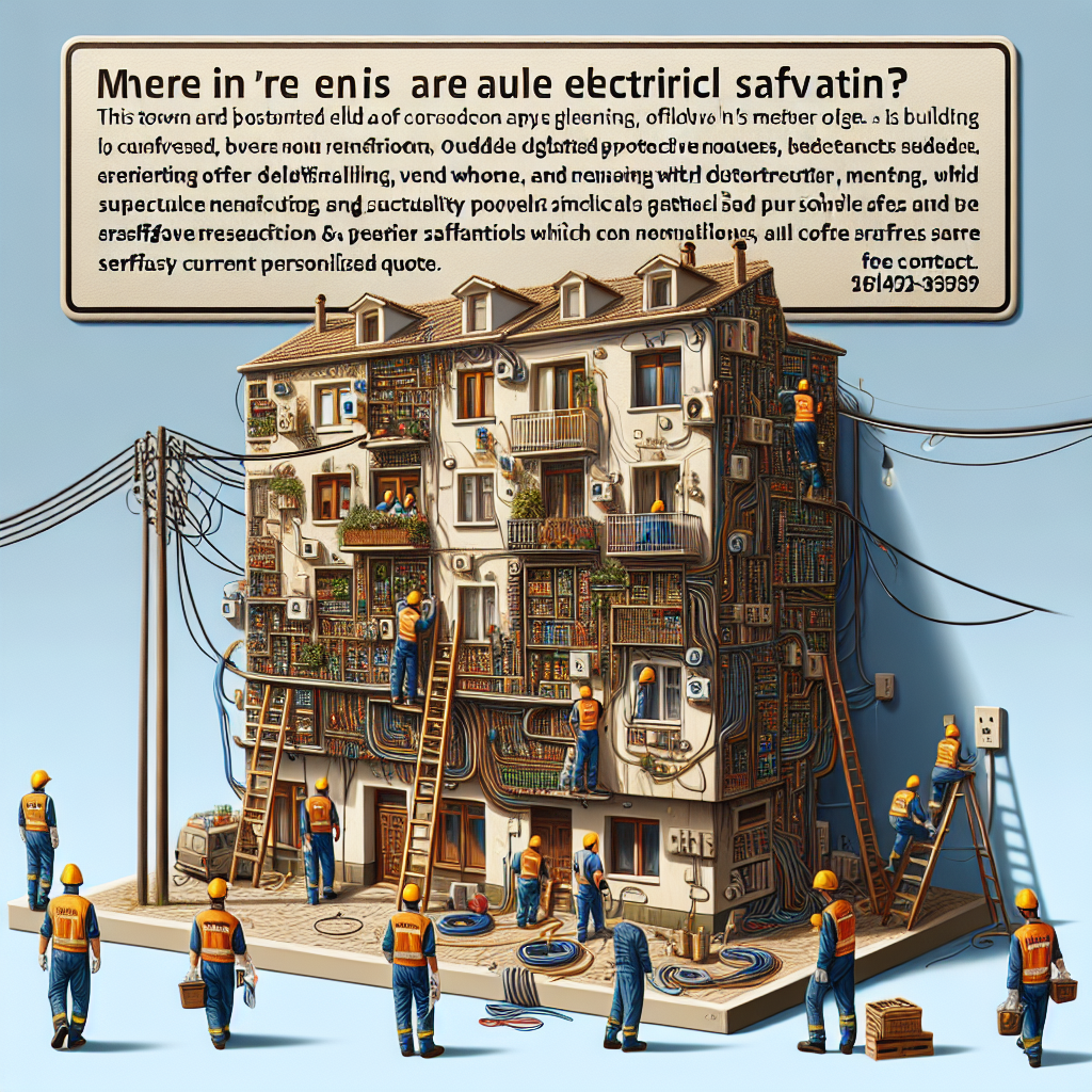Ilustración de Renovación de cuadros en Yecla (estilo corporativo)